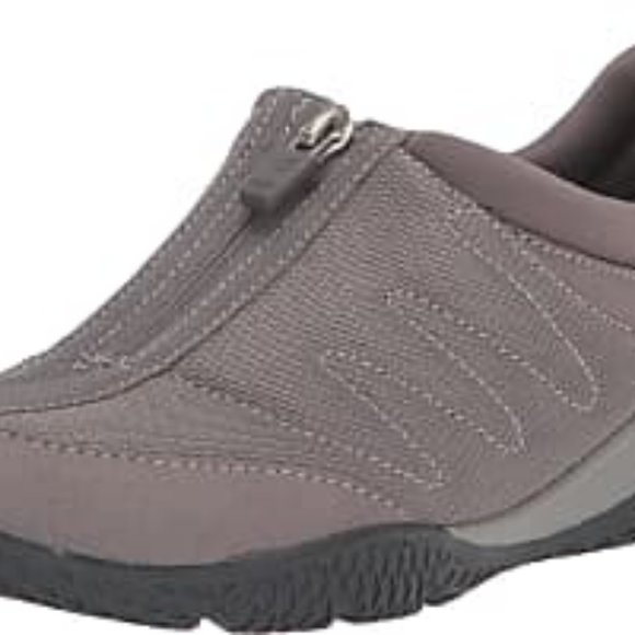 EASY SPIRIT womens Slip On shoes athletic training walking zip up sneakers black - Picture 5 of 5